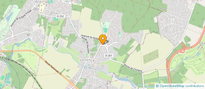 localisation de l'entreprise LIBRAIRIE-PAPETERIE-PRESSE DU DOMAINE  SANTENY