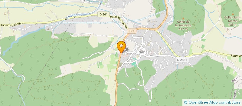 localisation de l'entreprise LIBRAIRIE PAPETERIE SCOLAIRE RIANSAISE  RIANS