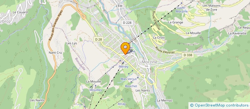 localisation de l'entreprise LIBRAIRIE PASSAQUIN à MORZINE
