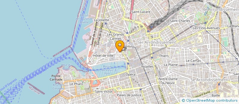 localisation de l'entreprise LIBRAIRIE PHAROS à MARSEILLE 2EME