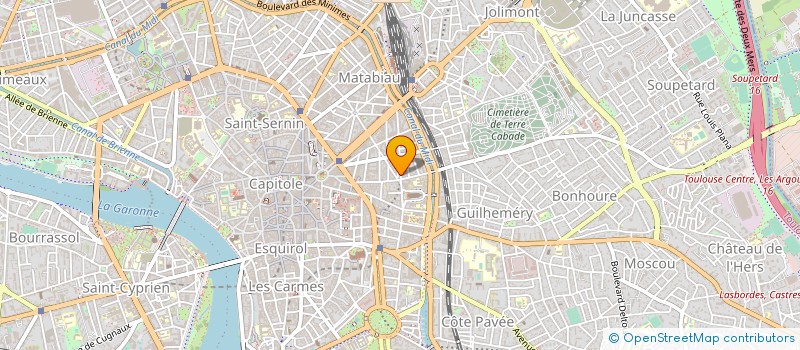 localisation de l'entreprise LIBRAIRIE RIQUET SNC  TOULOUSE