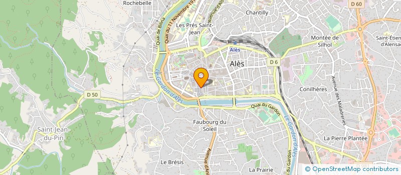 localisation de l'entreprise LIBRAIRIE ROUSTAN à ALES