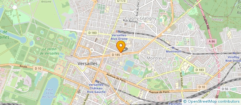 localisation de l'entreprise LIBRAIRIE RUAT à VERSAILLES