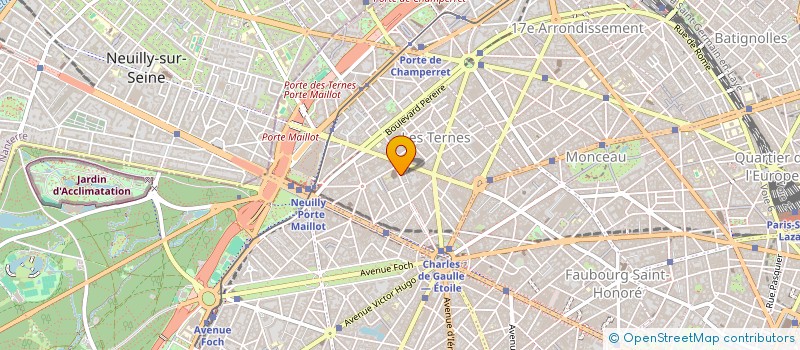 localisation de l'entreprise LIBRAIRIE SAINT FERDINAND  PARIS