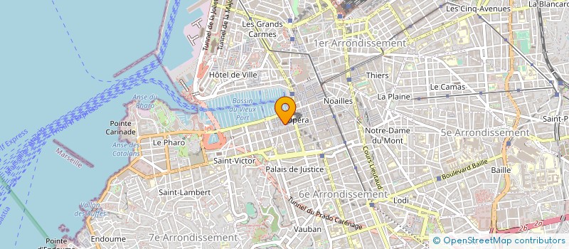 localisation de l'entreprise LIBRAIRIE SAINT PAUL à MARSEILLE 1ER