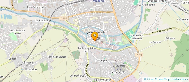 localisation de l'entreprise LIBRAIRIE ST MARTIN  VENDOME