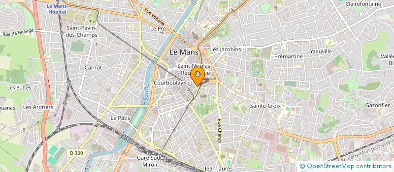 localisation de l'entreprise LIBRAIRIE TOMOE  LE MANS