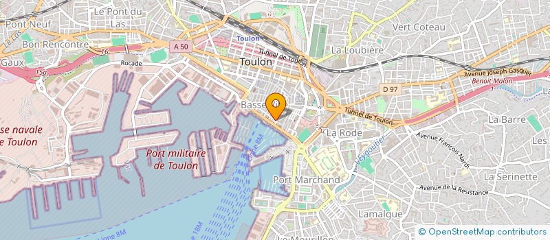 localisation de l'entreprise LIBRAIRIVA  TOULON