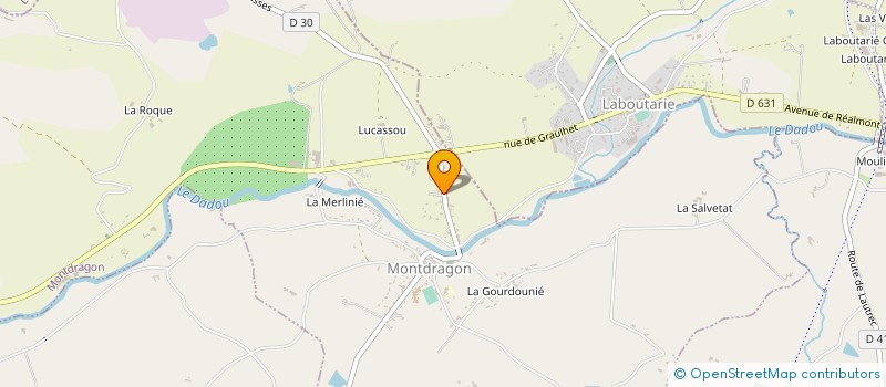 localisation de l'entreprise LIBRAVI  MONTDRAGON