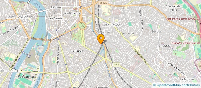 localisation de l'entreprise LIBRE 2  TOULOUSE