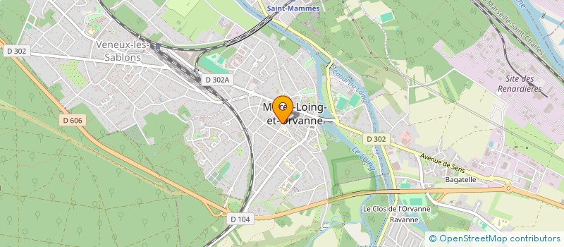 localisation de l'entreprise LIBRE ATTITUDE à MORET-LOING-ET-ORVANNE