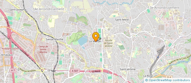 localisation de l'entreprise LIBRE-CHATS-ERRANTS  MARSEILLE