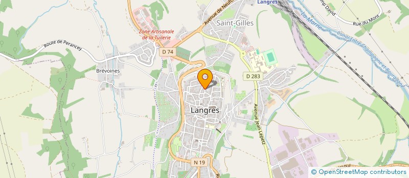 localisation de l'entreprise LIBRE COURS à LANGRES