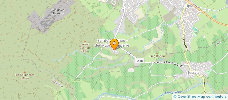 localisation de l'entreprise LIBRE COURS  SAINTE-COLOMBE-DE-LA-COMMANDERIE