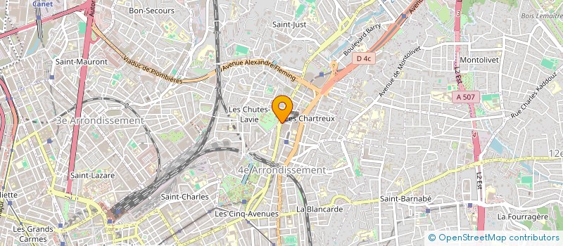 localisation de l'entreprise LIBRE D'ETRE AU QUOTIDIEN à MARSEILLE