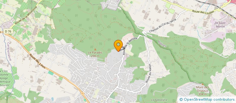 localisation de l'entreprise LIBRE D'ETRE SOI  CARQUEIRANNE