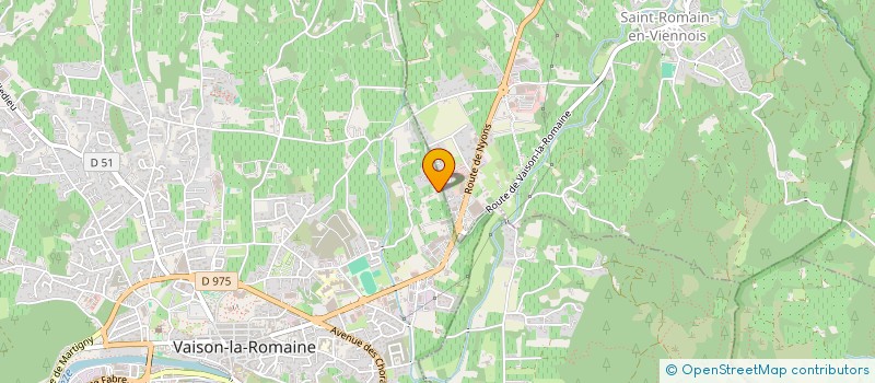 localisation de l'entreprise LIBRE D'ETRE SOI  VAISON-LA-ROMAINE