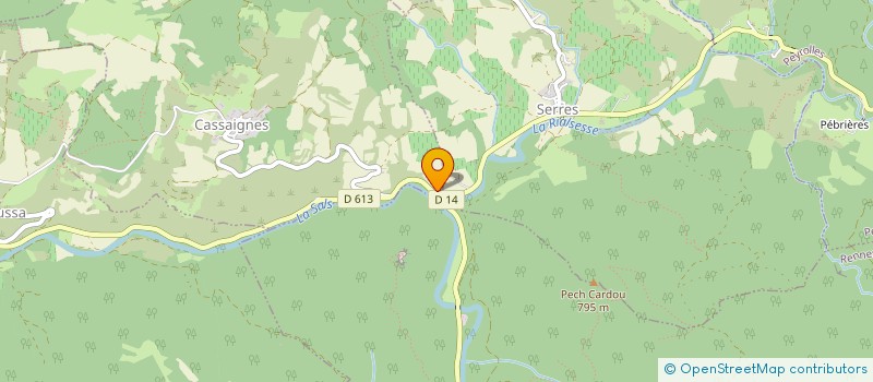 localisation de l'entreprise LIBRE D'IMAGES  CASSAIGNES