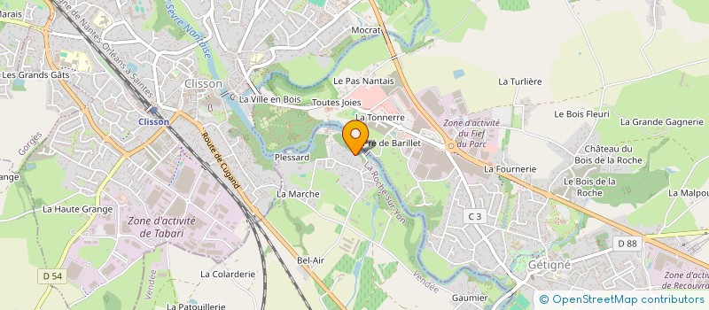 localisation de l'entreprise LIBRE DEVELOPPEMENT à CUGAND