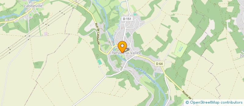 localisation de l'entreprise LIBRE ECO95  NESLES-LA-VALLEE