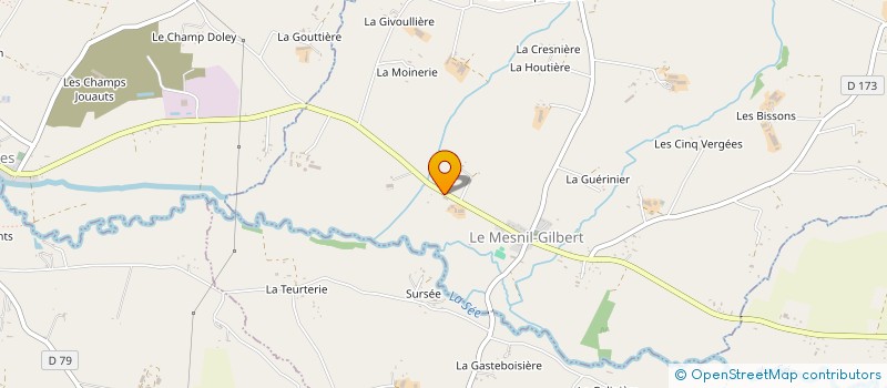 localisation de l'entreprise LIBRE-ELEC  LE MESNIL-GILBERT