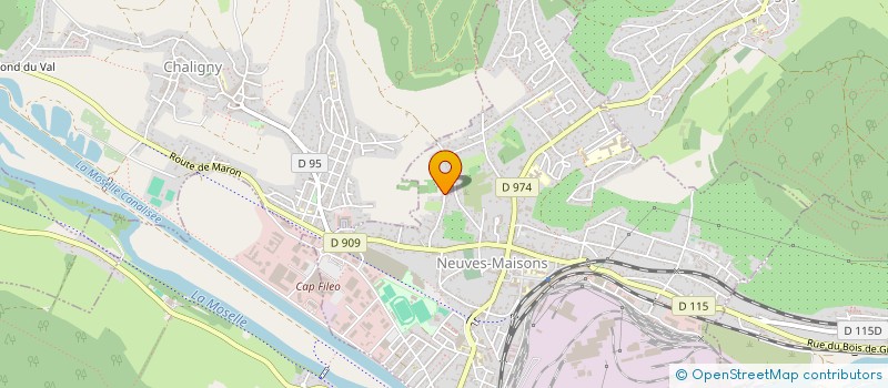 localisation de l'entreprise LIBRE FLEURS à NEUVES-MAISONS
