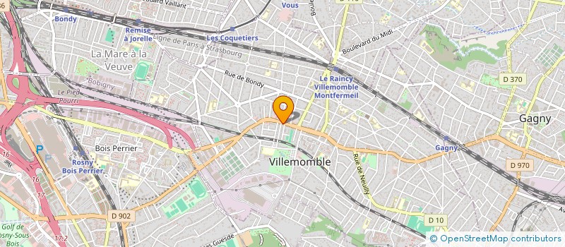 localisation de l'entreprise LIBRE INITIATION INTERNET ET ECHANGE - LIIE à VILLEMOMBLE