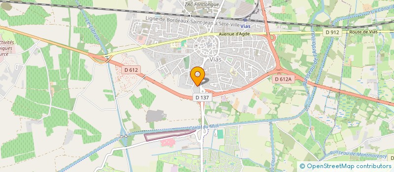 localisation de l'entreprise LIBRE JE  VIAS