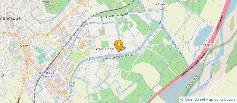 localisation de l'entreprise LIBRE PARCOURS à MANOSQUE