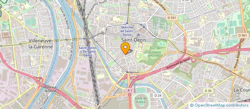 localisation de l'entreprise LIBRE PENSEE  SAINT-DENIS