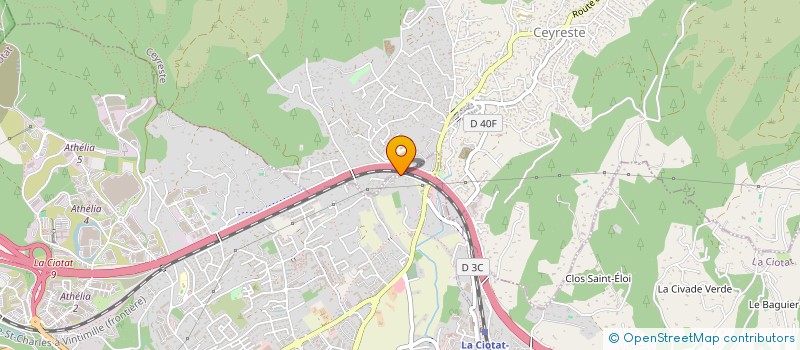 localisation de l'entreprise LIBRE POUR MOI LPM  LA CIOTAT