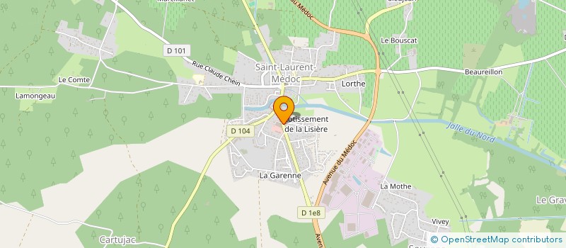 localisation de l'entreprise LIBRE SERVICE AGRICOLE  SAINT-LAURENT-MEDOC