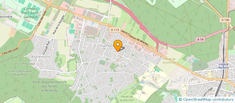 localisation de l'entreprise LIBRE SERVICE ALIMENTAIRE CHAMBOURCY à CHAMBOURCY