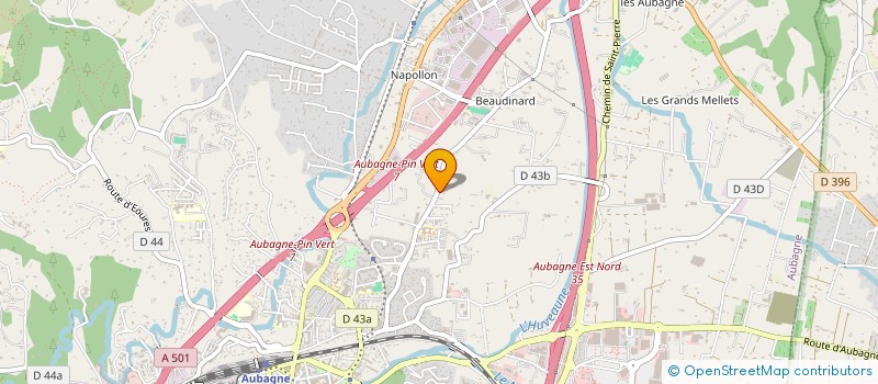 localisation de l'entreprise LIBRE SERVICE ALIMENTATION GINER  AUBAGNE