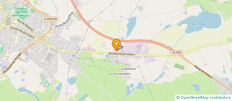 localisation de l'entreprise LIBRE SERVICE BETON (L.S.B) à BRESSUIRE