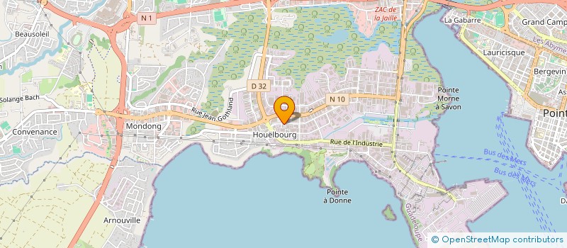 localisation de l'entreprise LIBRE-SERVICE BREDENT  BAIE-MAHAULT