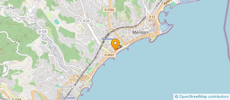 localisation de l'entreprise LIBRE SERVICE CARNOT à MENTON