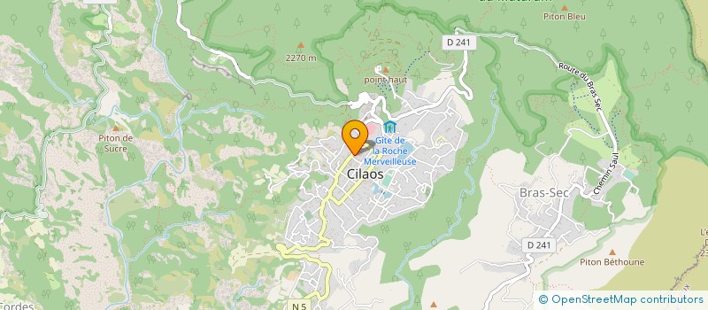 localisation de l'entreprise LIBRE SERVICE CAROUPAPOULLE à CILAOS