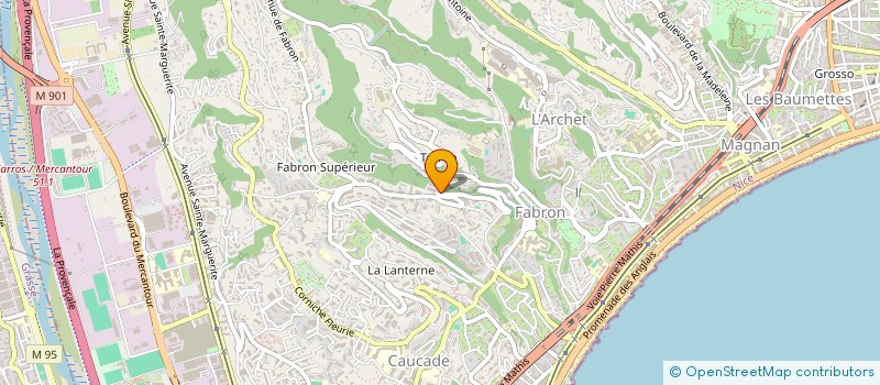 localisation de l'entreprise LIBRE SERVICE DE L'ABBAYE à NICE