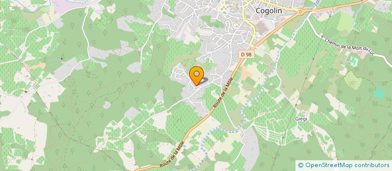 localisation de l'entreprise LIBRE SERVICE DES CIGALONS  GRIMAUD