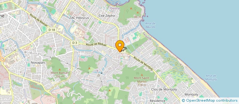localisation de l'entreprise LIBRE SERVICE EQUIPEMENT  CAYENNE