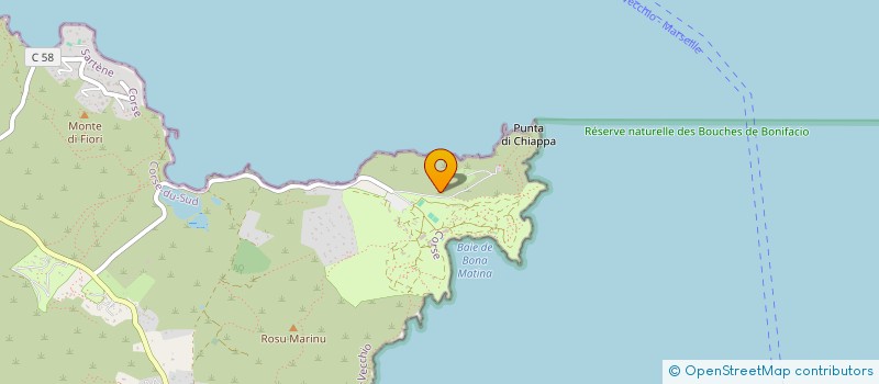 localisation de l'entreprise LIBRE SERVICE LA CHIAPPA à PORTO-VECCHIO