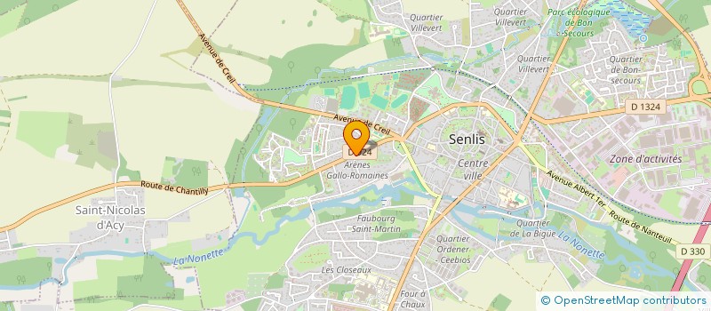 localisation de l'entreprise LIBRE SERVICE MODERNE  SENLIS