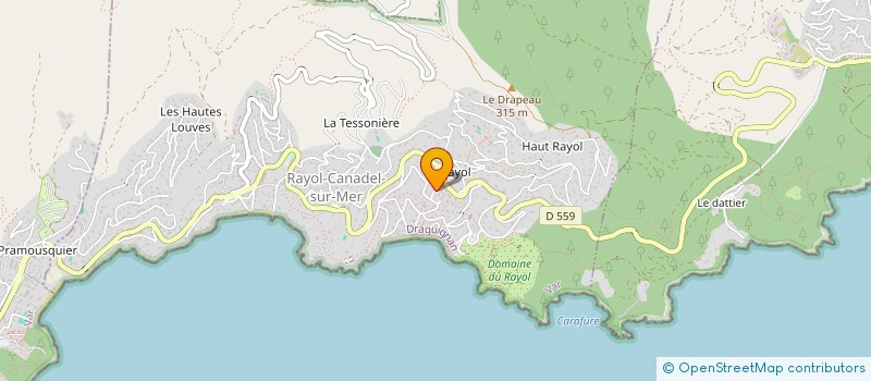 localisation de l'entreprise LIBRE SERVICE RAYOLAIS à RAYOL-CANADEL-SUR-MER