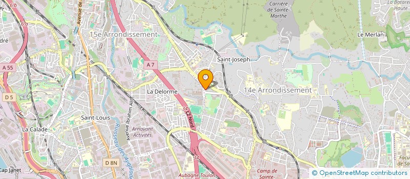localisation de l'entreprise LIBRE SERVICE SAINT JOSEPH à MARSEILLE
