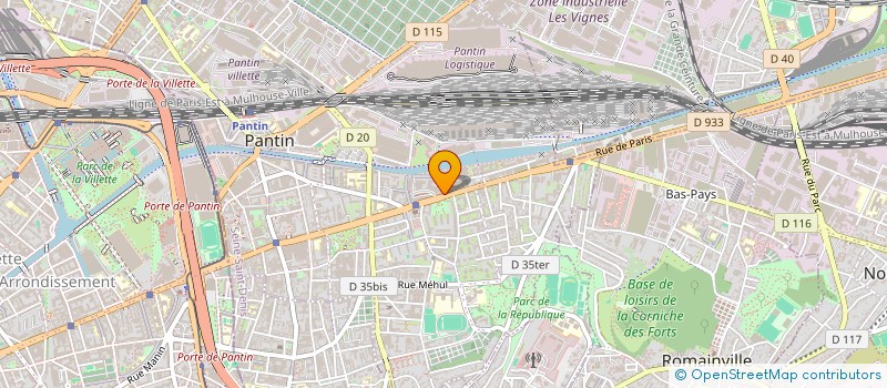 localisation de l'entreprise LIBRE SERVICE SHOPPING à PANTIN