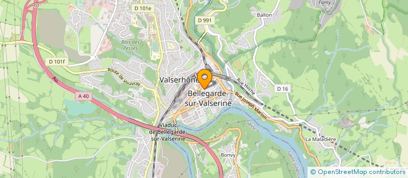 localisation de l'entreprise LIBRE SERVICE VALSERHONE à VALSERHONE