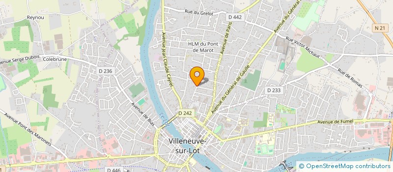 localisation de l'entreprise LIBRE VOIX - GEORGIE  VILLENEUVE-SUR-LOT