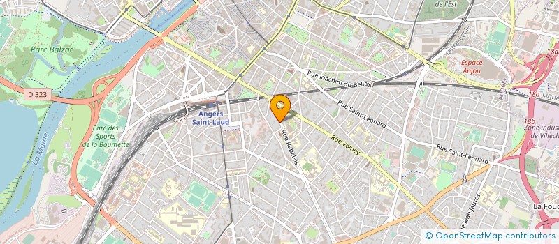 localisation de l'entreprise LIBREDI à ANGERS