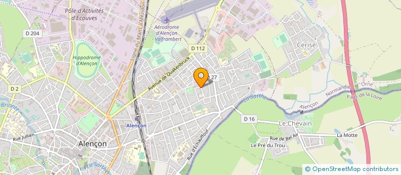 localisation de l'entreprise LIBREINFO à ALENCON